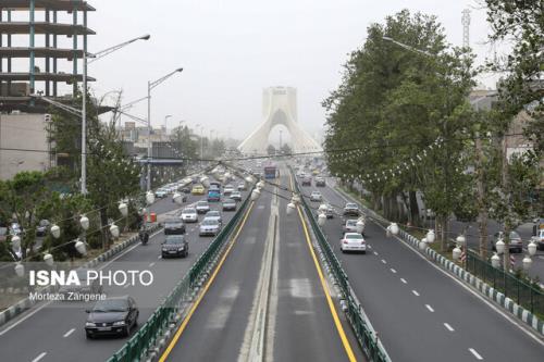 آسمان صاف تا قسمتی ابری تهران در پنج روز آینده