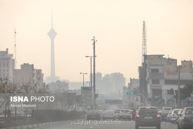 کاهش کیفیت هوای ۵ شهر