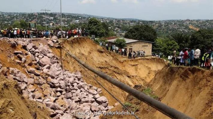 تلفات سیل و رانش زمین در کنگو از 280 نفر گذشت