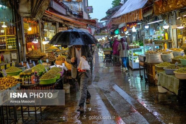 بارش باران در نقاط مختلف کشور