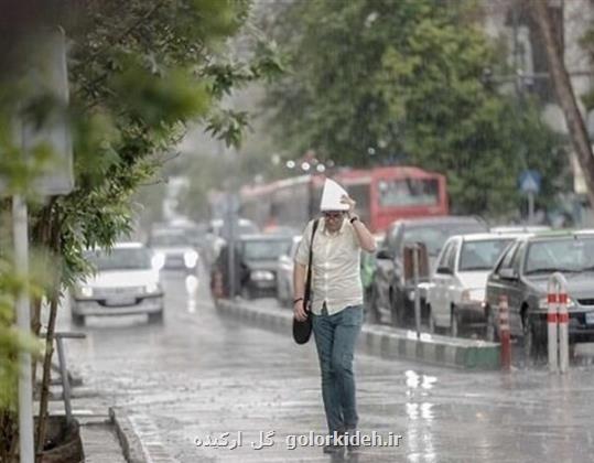 رگبار و رعدوبرق در ۸ استان