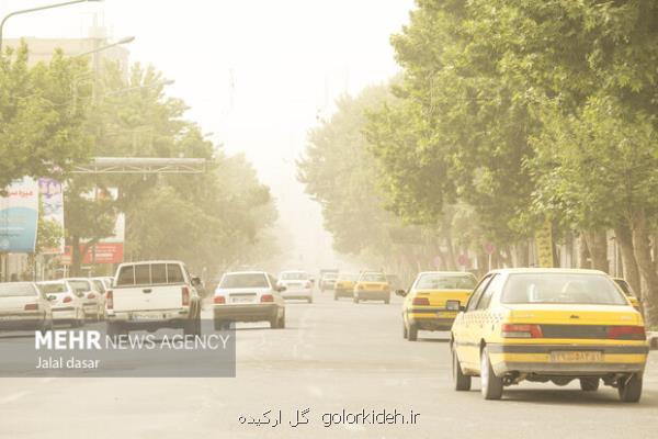 وزش باد شدید و خیزش گرد و خاک در بیشتر نواحی تهران