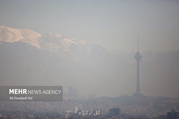 افزایش نسبی آلودگی هوای تهران تا دوشنبه هفته جاری