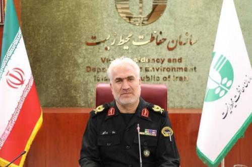 سردار رضا رستگار فرمانده یگان حفاظت محیط زیست شد