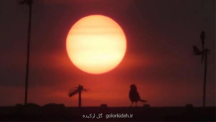 آسمان بریتانیا نارنجی شد