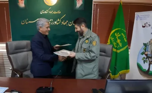 استان سمنان برای نجات خاک دست به کار شد امضای تفاهم نامه همکاری