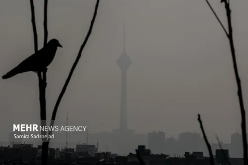 کیفیت هوای تهران در اولین روز زمستان