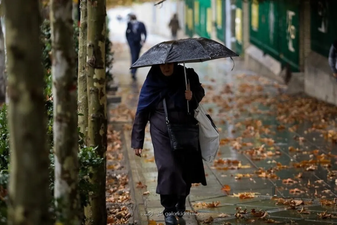 پیشبینی بارندگی پراکنده باران در بعضی استان ها