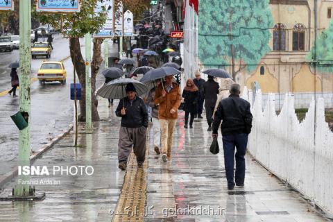 ورود سامانه بارشی جدید از شنبه، فردا تهران بارانی می شود