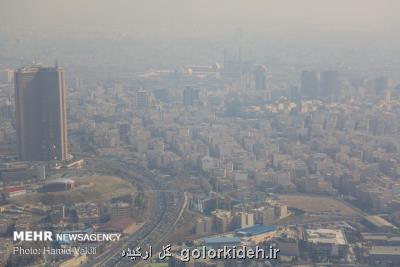 شاخص الودگی هوا در تهران به ۱۲۹ رسید