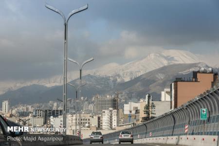 افزایش غلظت ذرات معلق در بعضی مناطق تهران